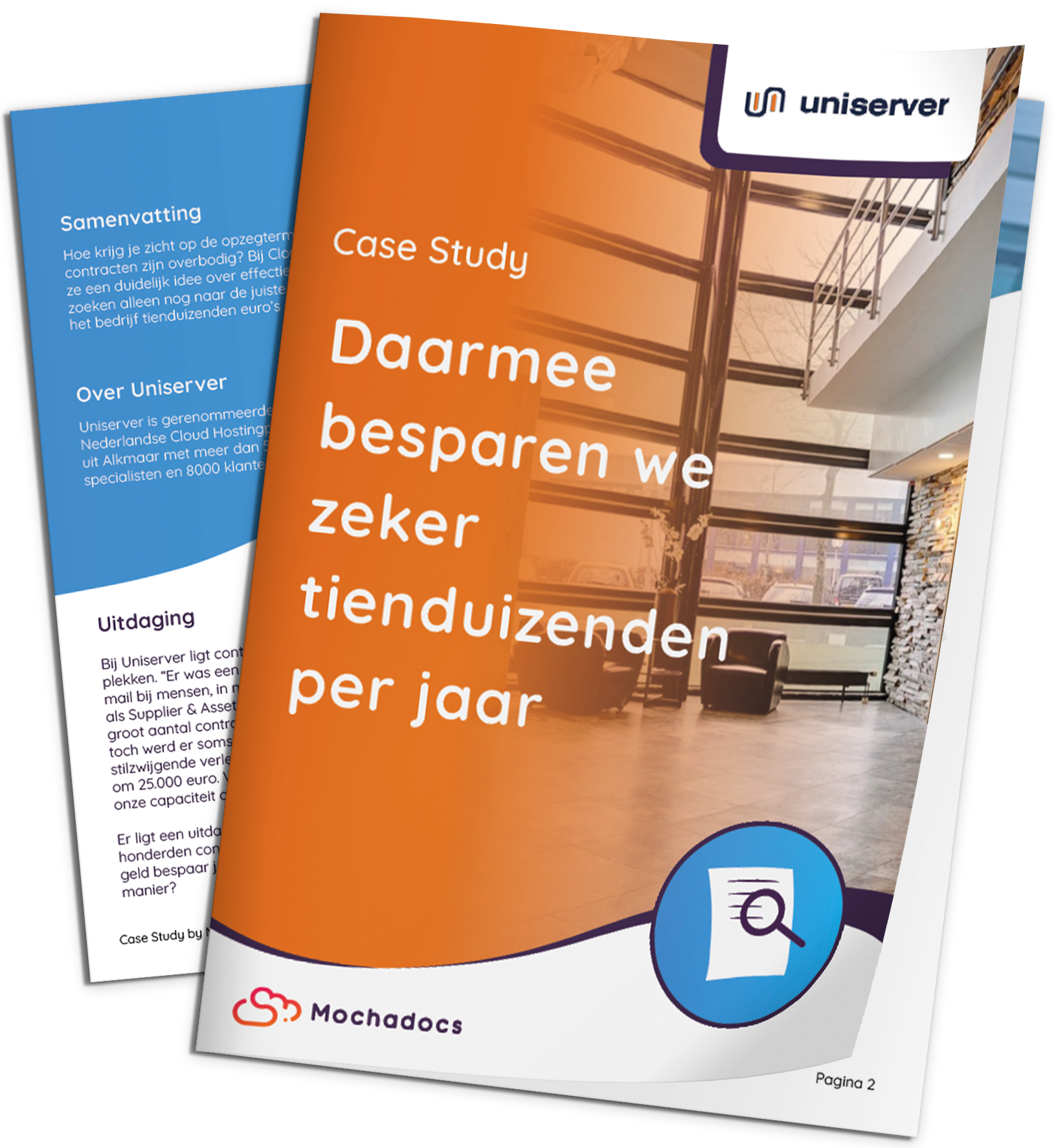Uniserver bespaart tienduizenden euro's per jaar met Contract Management Software