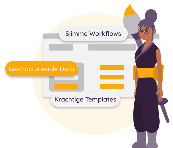contract creatie met gestructureerde data 