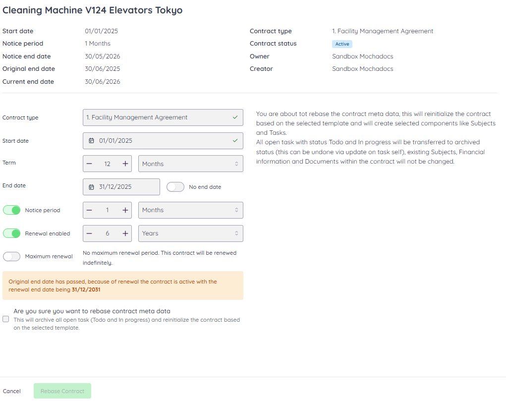 Screen changing Meta Data