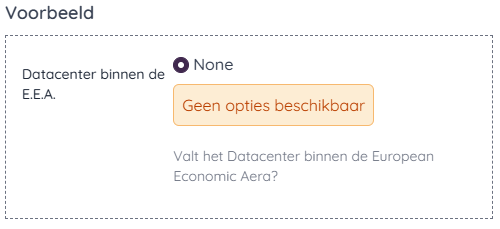 Keuzerondje inline aan