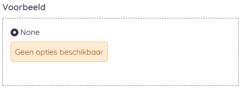 No label is geactiveerd