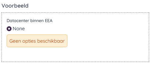 Voorbeeld na invullen van Basisinformatie keuzerondje