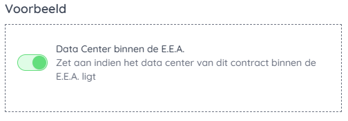 Icoontje niet in de swith