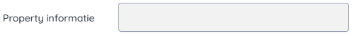 Property informatie