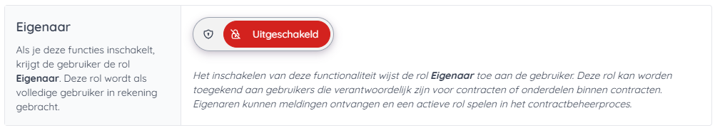 Eigenaarschapsrechten staan uit