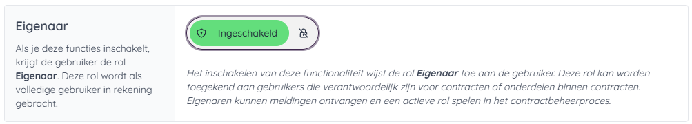 Eigenaarsrechten staan aan