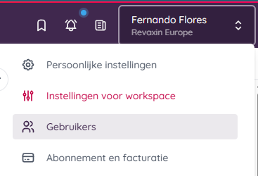 Ga naar gebruikers