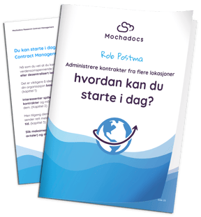 NO Mock-up Administrer kontrakter fra flere steder hvordan komme i gang i dag