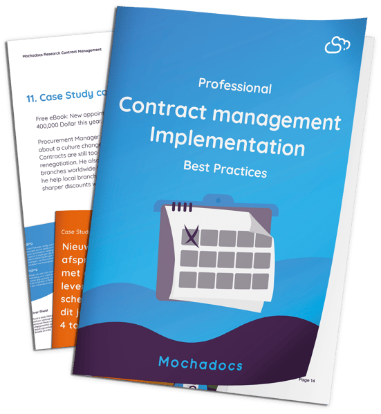 Mock-up Professional contract management implementation best practices