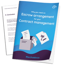 Mock-up Why you need an Escrow arrangement for your contract management