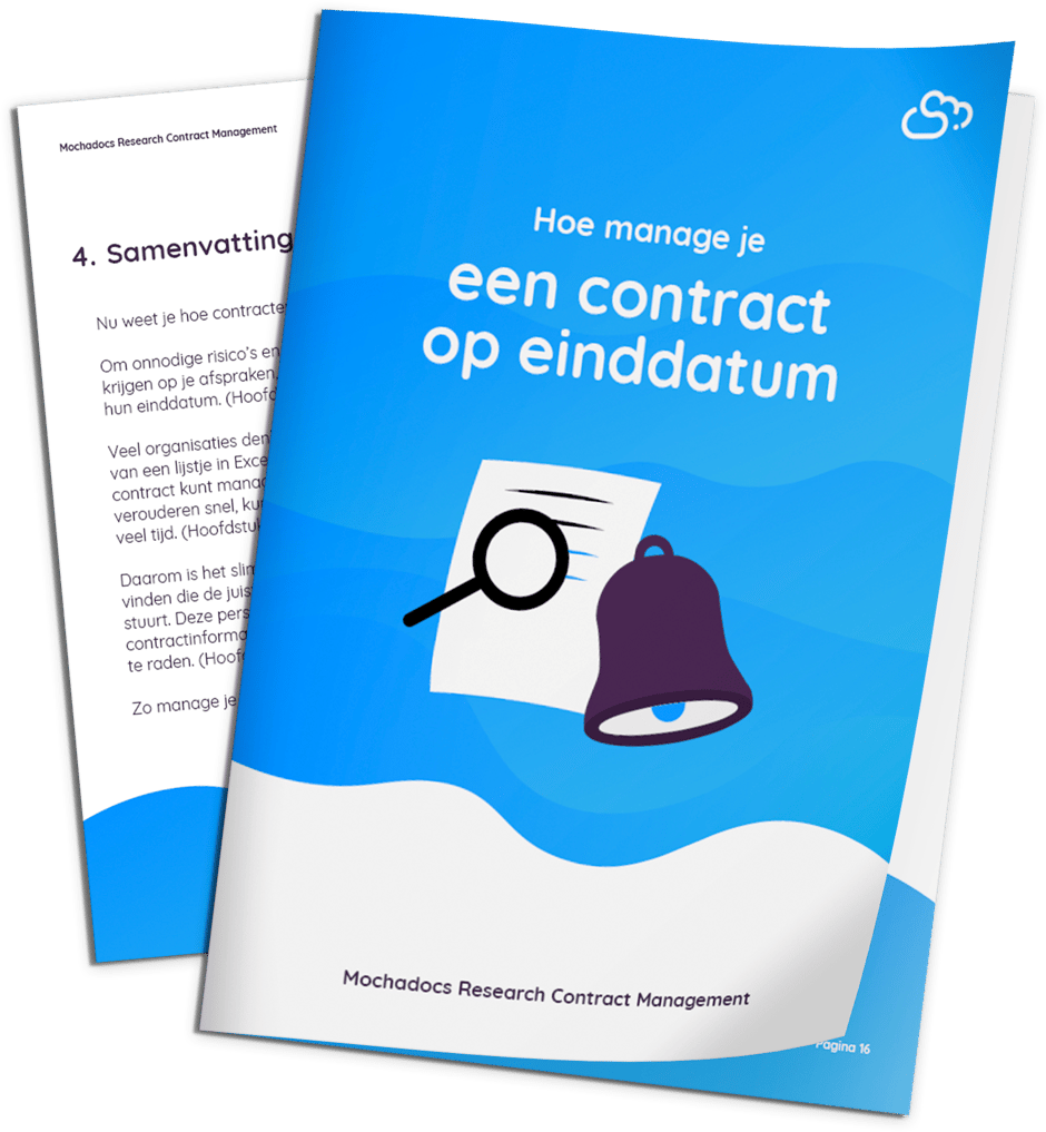 Mock-up Hoe manage je een contract op einddatum