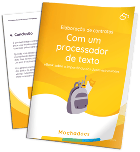 Mock-up Elaboração de contratos com um processador de texto