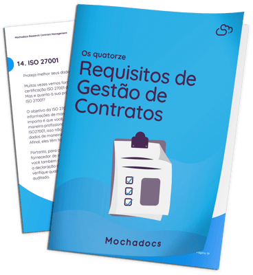 Mock-Up Os Quatorze Requisitos de Gestão de Contratos