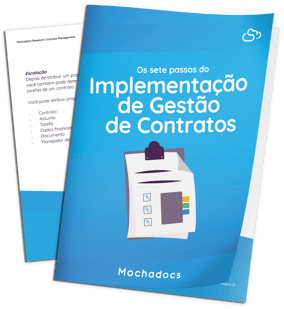 Mock-up Sete Etapas de Implementação do Contrato