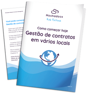 Mock-up Como começar a usar o gerenciamento de contratos em vários locais hoje mesmo