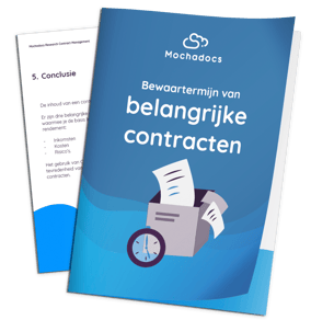 Mock-up Bewaartermijn van belangrijke documenten