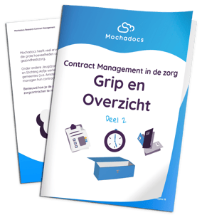 Mock-up Contract Management in de zorg, grip en overzicht