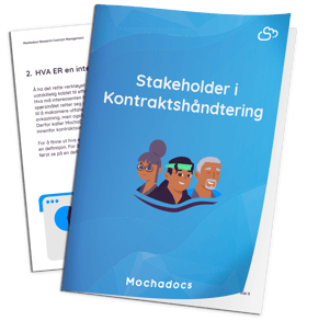 Mockup Stakeholder i kontraktshandtering