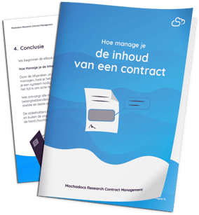 Mock-up Hoe manage je een contract op inhoud