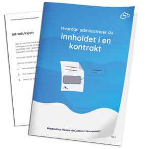Mock-up Hvordan administrerer du innholdet i en kontrakt