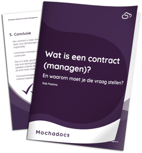 Mock-up Wat is een contract (managen)
