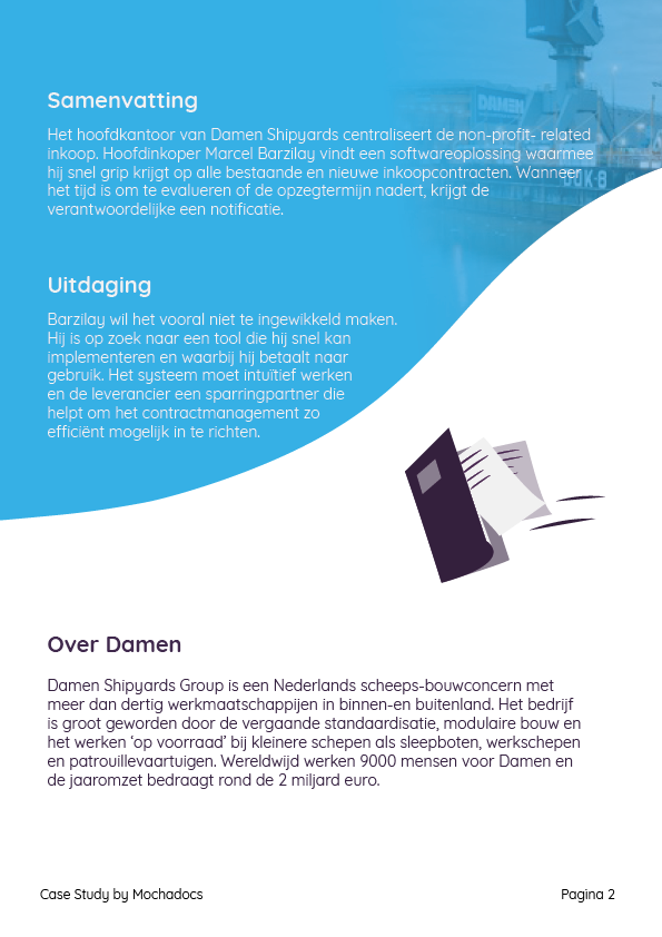 Mochadocs - Contract Management - Case Study - Damen Shipyards - Page 2