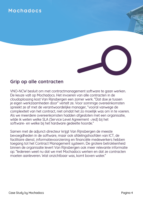 Mochadocs - Contract Management - Case Study - VNO-NCW - Page 4