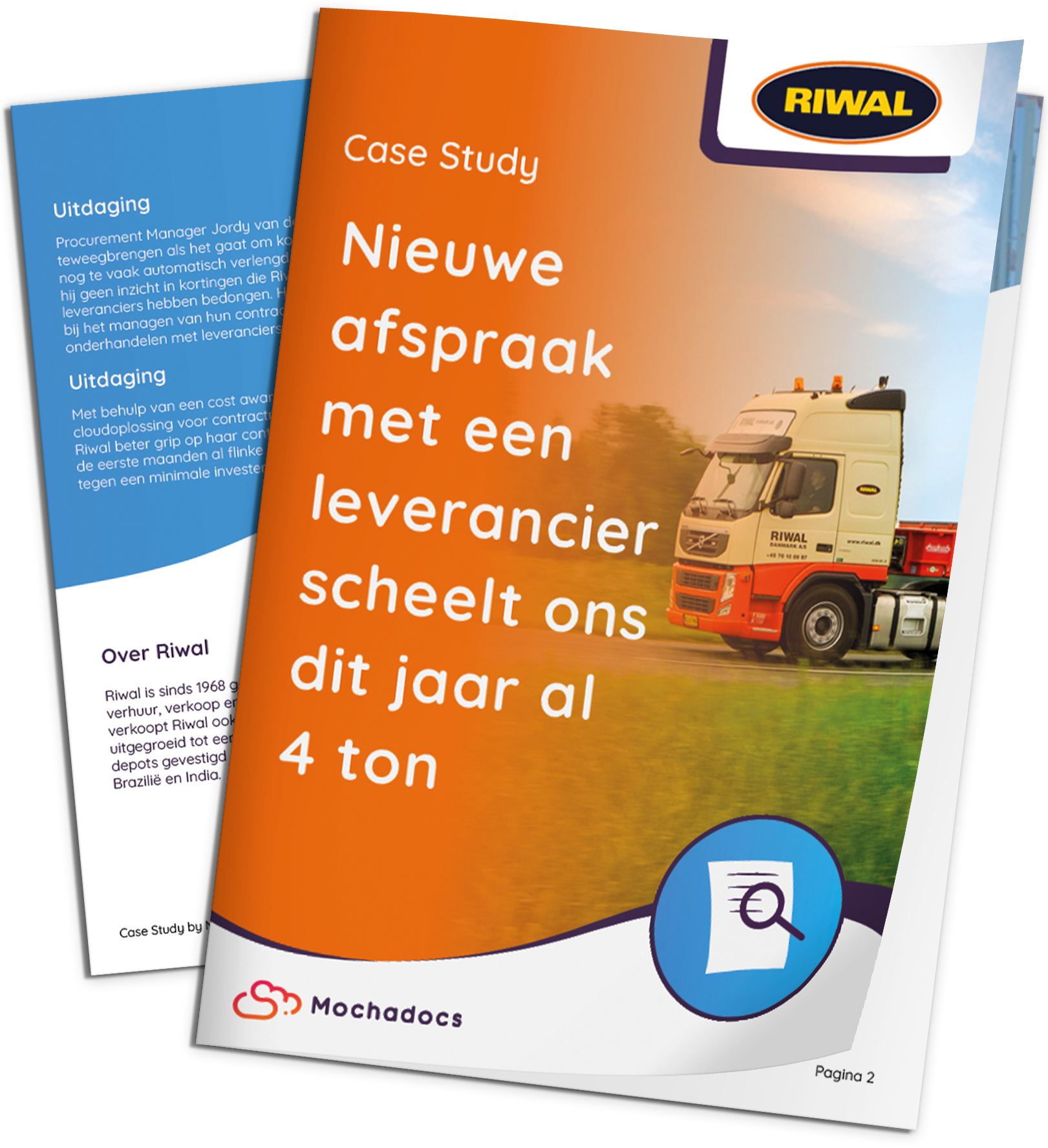 Mochadocs - Contract Management - Case Study - RIWAL - Nieuwe afspraak met een leverancier scheelt ons dit jaar al 4 ton