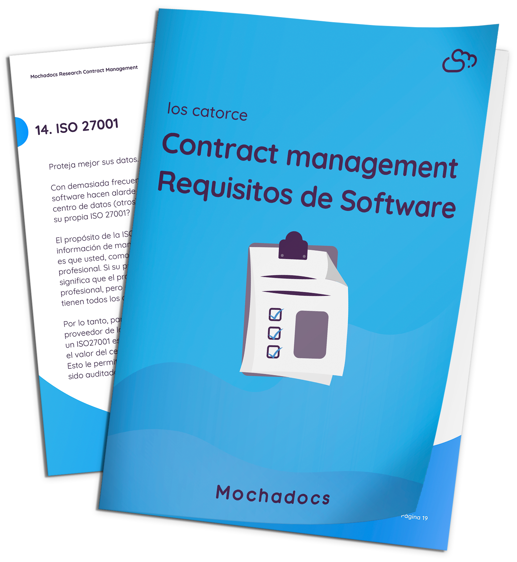 Mochadocs - Contract Management - eBook - los catorce Contract Management Requisitos de Software