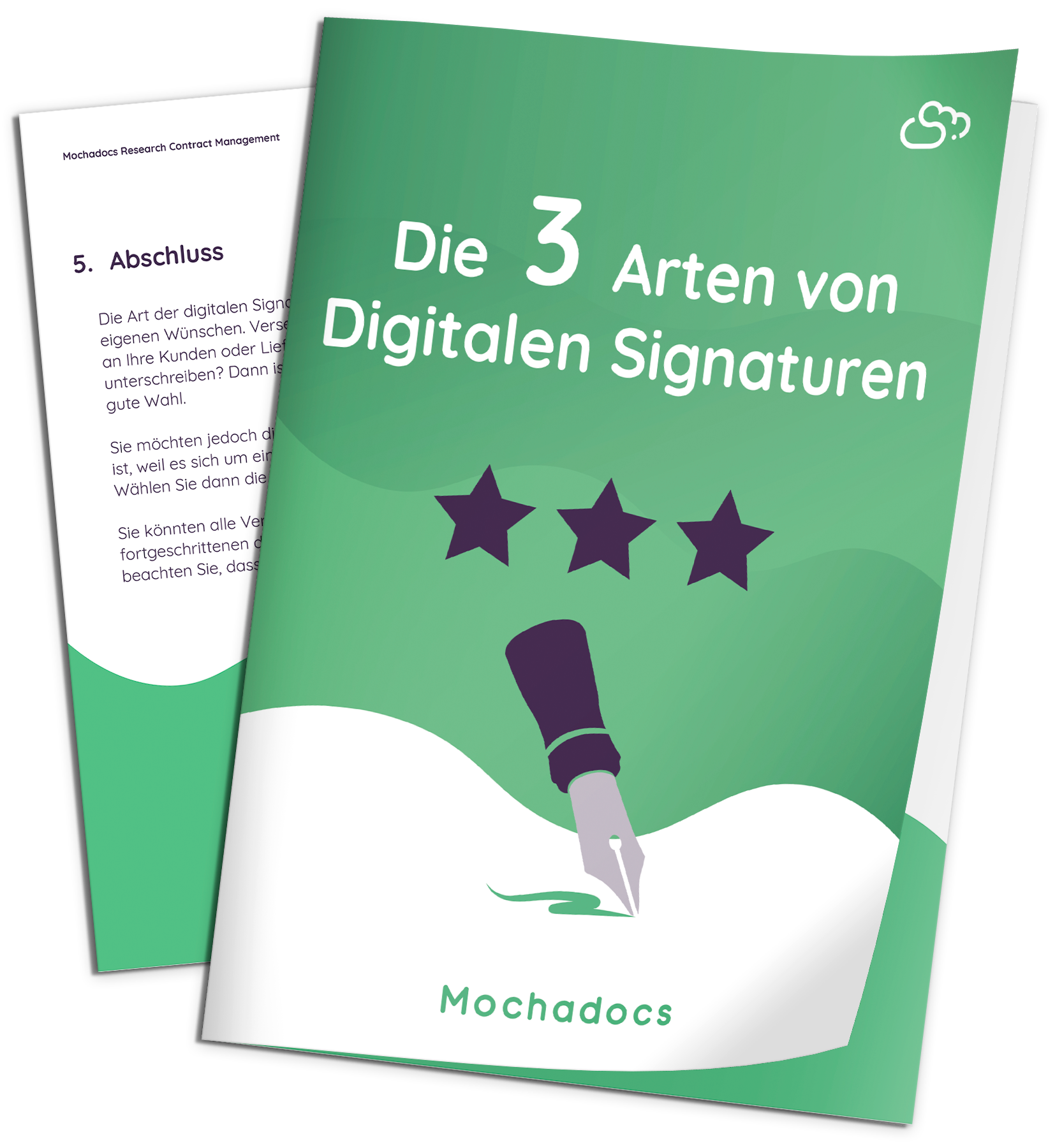 Mochadocs - Contract Signing - eBook - Die 3 Arten von Digitalen Signaturen