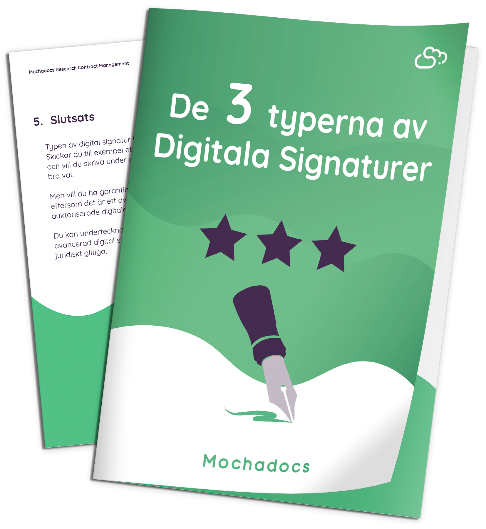Mochadocs - Contract Signing - eBook - De 3 typerena av Digitala Signaturer