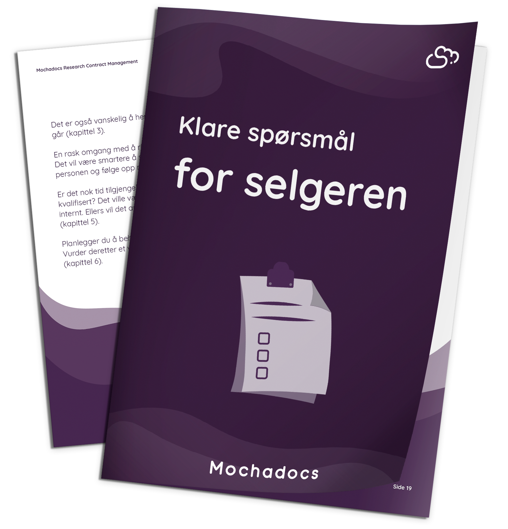 Mochadocs - Contract Lifecycle Management - eBok - Tydelige spørsmål til leverandøren