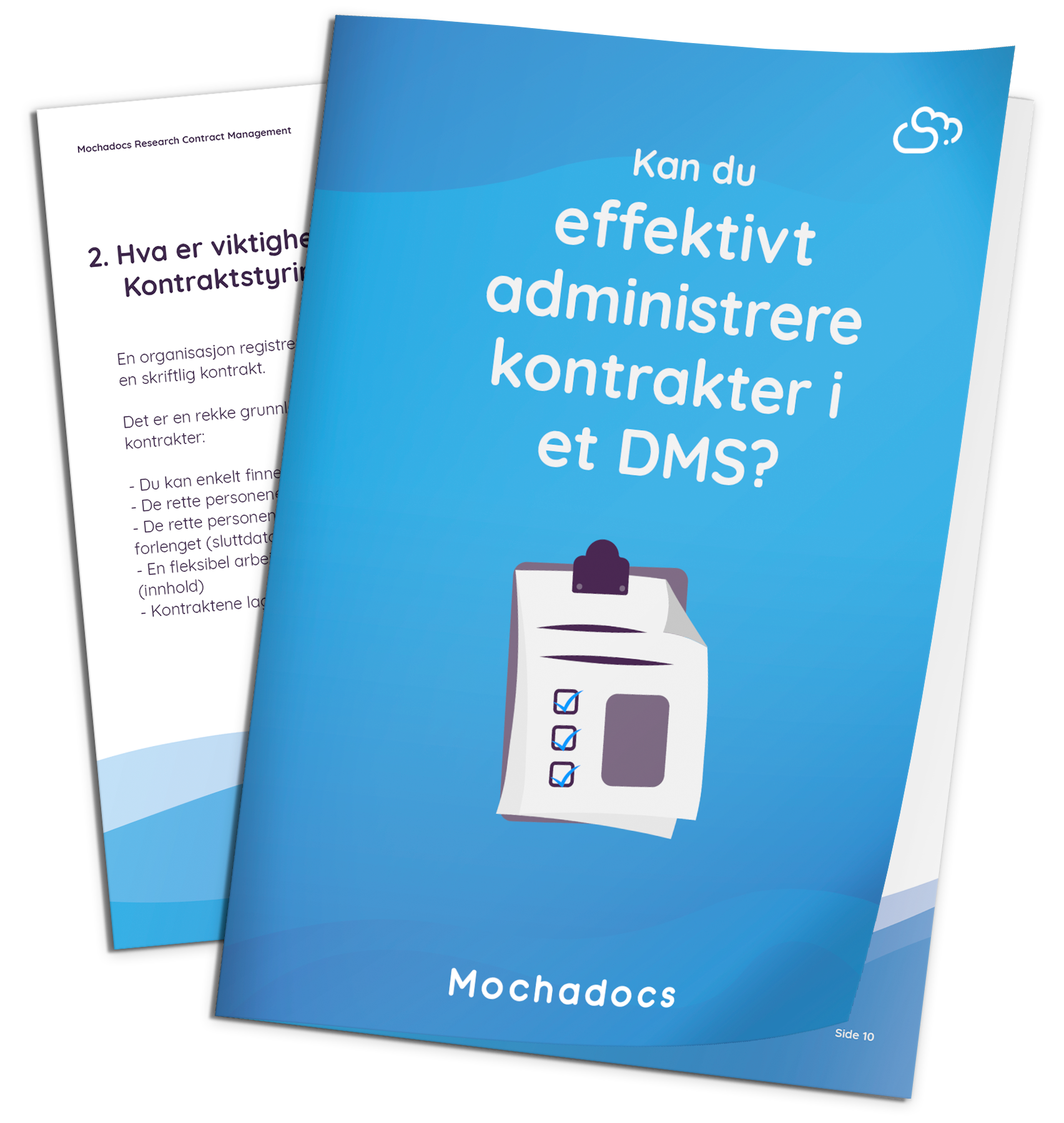 Mochadocs - Styre Kontrakt - eBok - Kan du effektivt administrere kontrakter i et DMS?