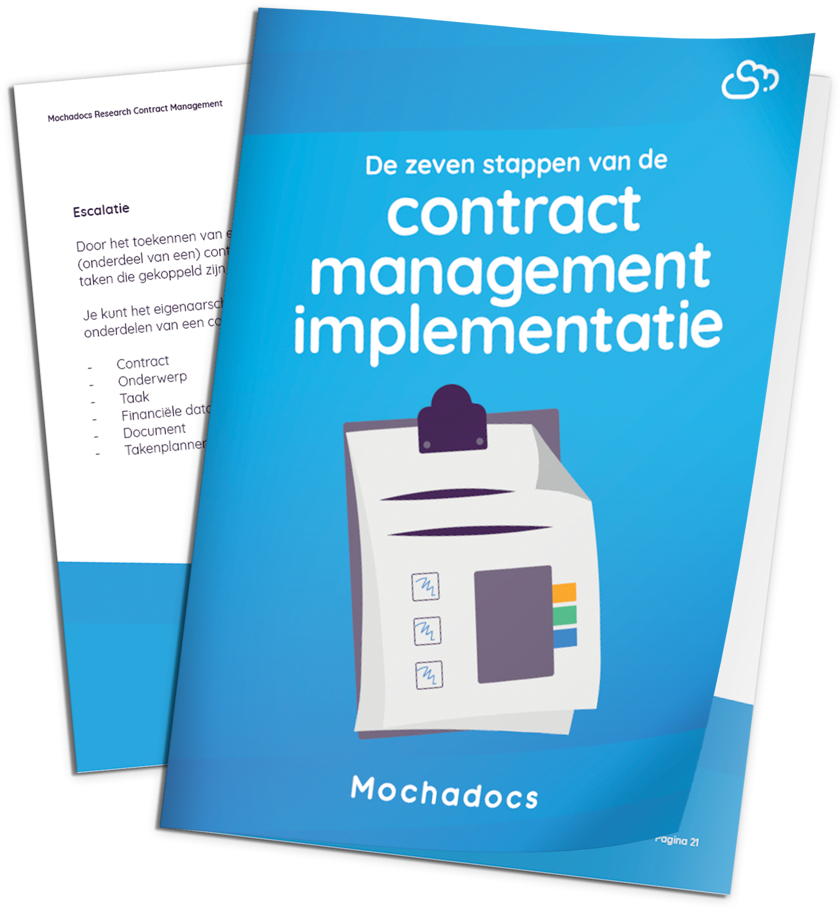 Mochadocs - Contract Management - eBooks - De 7 stappen van de contract management implementatie