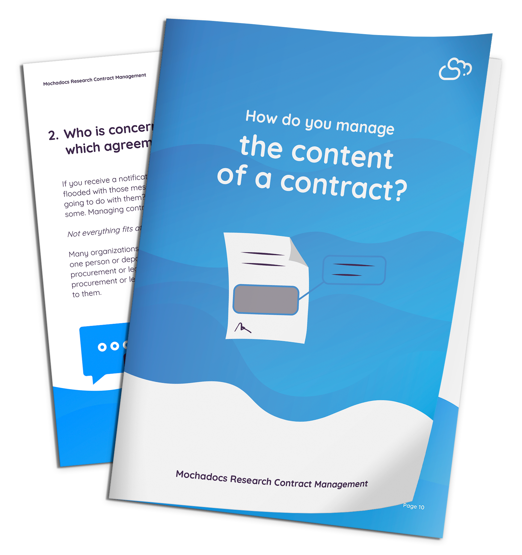 Mochadocs - Contract Management - eBook - How do you manage the content of a contract?